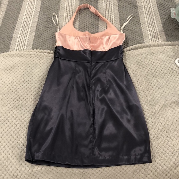 Short silky grad dress, size 5/6, brand B. DARLIN - Picture 3 of 3